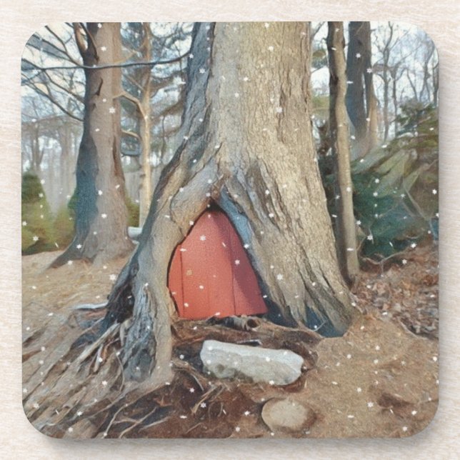 Elf House Beverage Coaster (Front)
