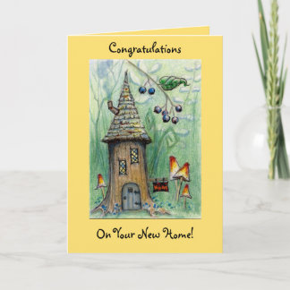 "Elf House" Happy New Home Greeting Card