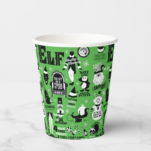 Elf Icons and Movie Quotes Paper Cups