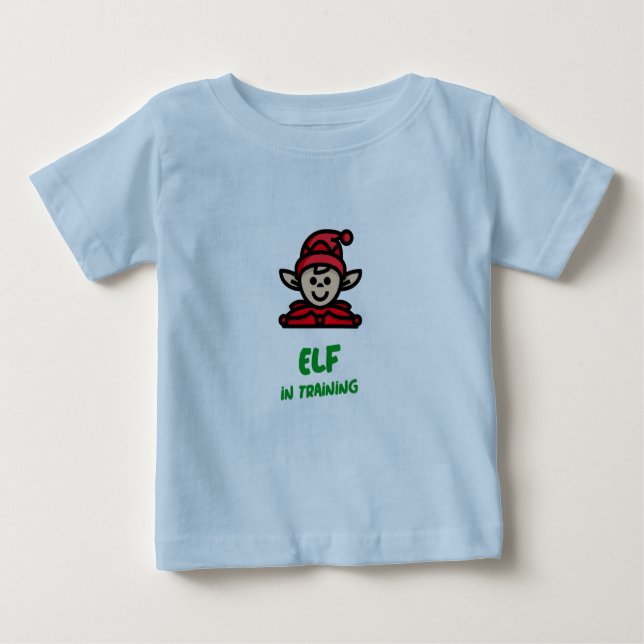 Elf in Training Baby T-Shirt (Front)