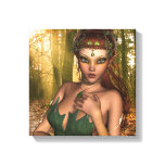 Elf in Woods Canvas Print