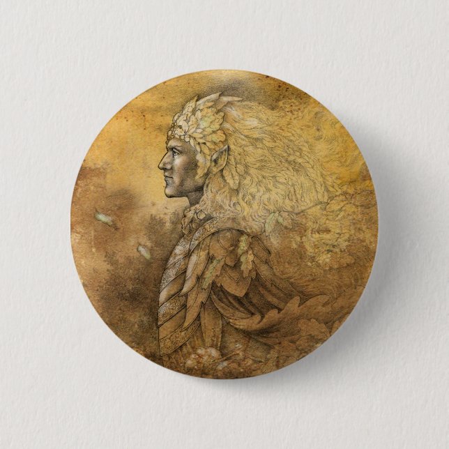 Elf King Button (Front)