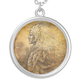 Elf King Silver Plated Necklace