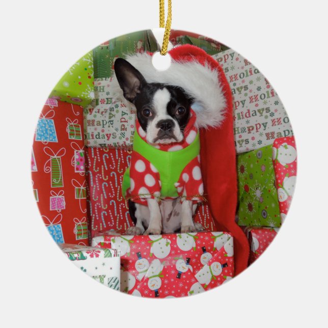 Elf Lola B. Boston Ornament (Front)