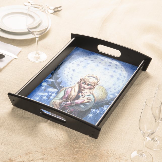 Elf Madonna Serving Tray (Front)