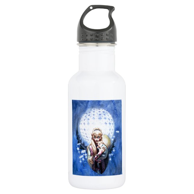 Elf Madonna Stainless Steel Water Bottle (Front)