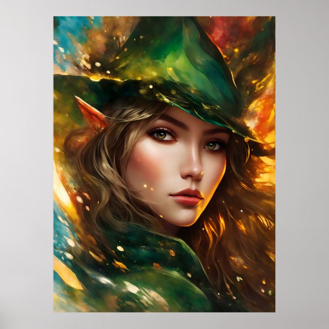 Elf magician poster (Front)