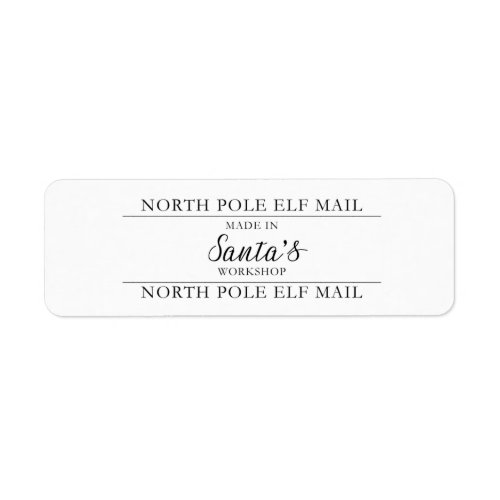Elf Mail  Holiday Stickers