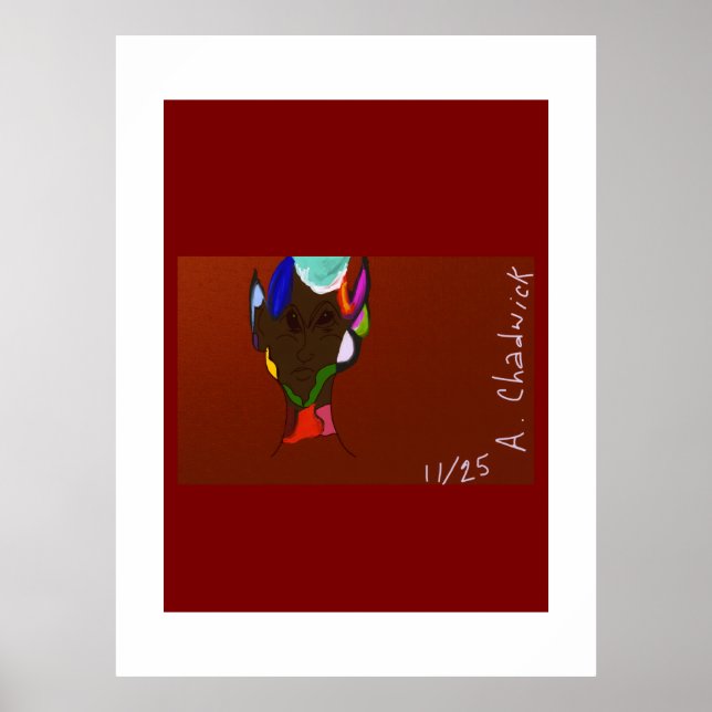 Elf Map Art  Poster (Front)