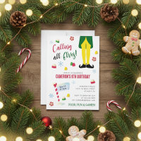 Elf Movie Kids Winter Birthday