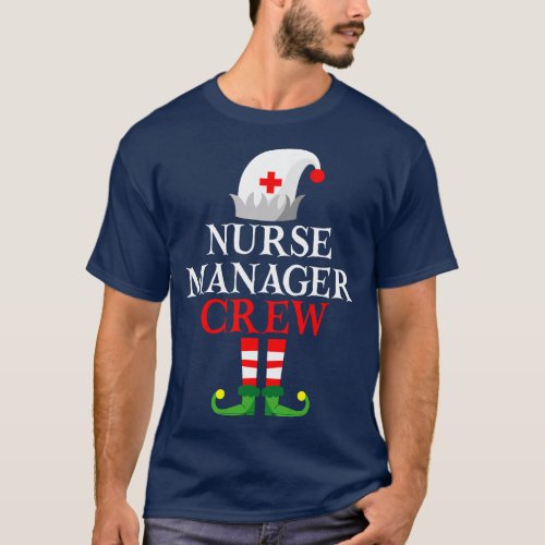 Elf Nursing Shirt For Women Christmas Nurse Manag