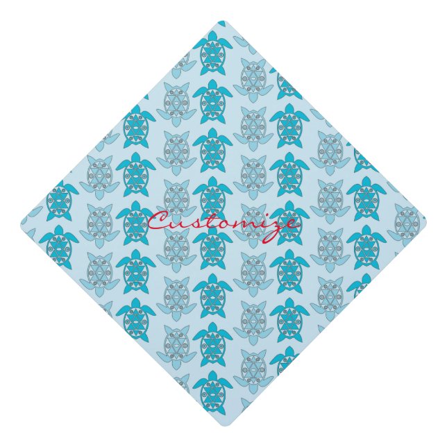 Elf on a Surfboard Thunder_Cove Graduation Cap Topper (Front)