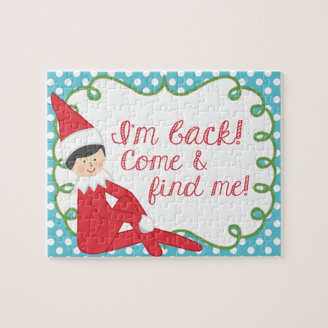 Elf on the Puzzle (Horizontal)