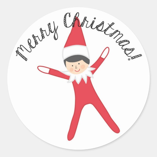 Elf on the Sticker (Front)