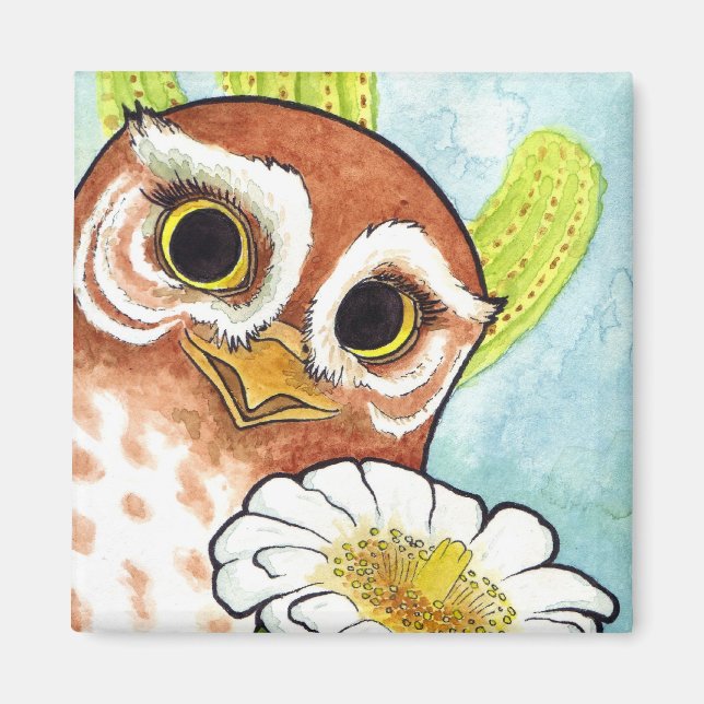 Elf Owl Magnet (Front)