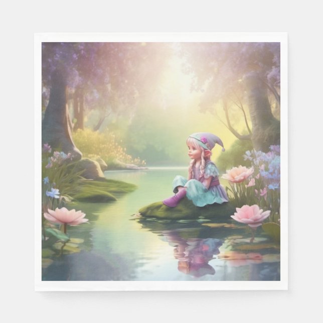 Elf Paper Napkins (Front)