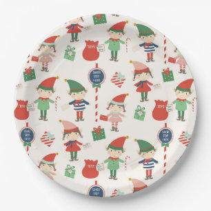 Elf Paper Plates