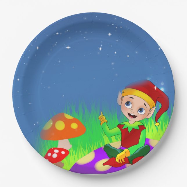 Elf  paper plates (Front)