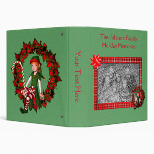 Rustic Christmas Photo Album, Christmas Card Binder, Christmas Card Holder,  Christmas Scrapbook, Family Holiday Photo Book, Keepsake Gift 