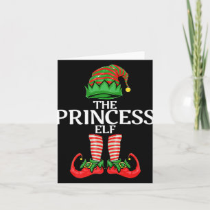 Elf Princess Christmas Family Matching Group Premi Card