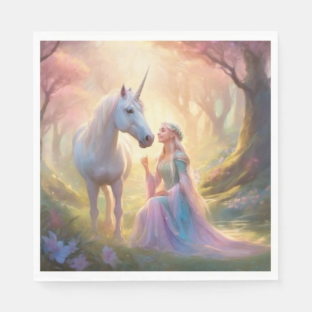 Elf Princess Paper Napkins (Front)