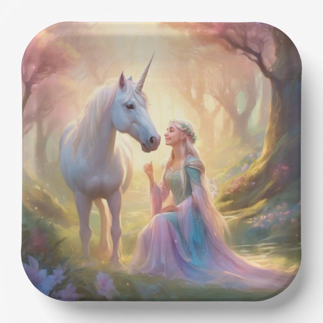 Elf Princess Paper Plates (Front)