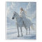 Elf Queen Riding a Majestic White Horse