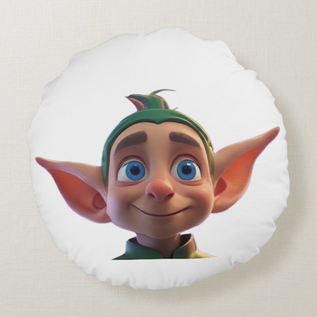 ELF Round Pillow (Back)