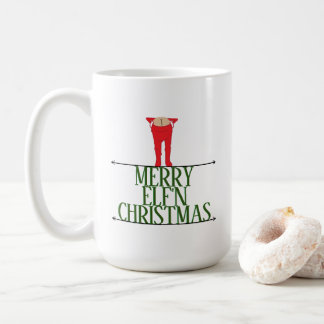 Elf Shenanigans Christmas Greeting Sign Coffee Mug