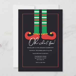 Elf Shoes Invitations