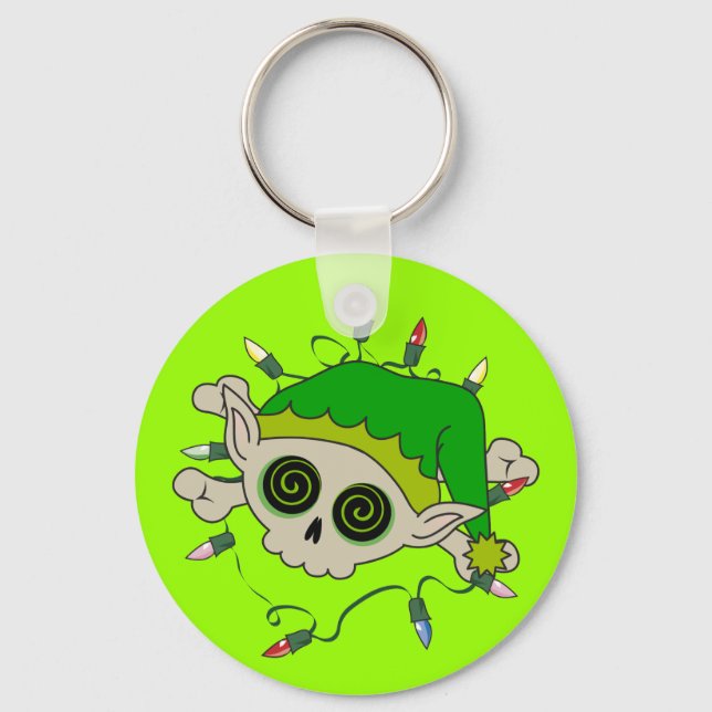 Elf Skull Keychain (Front)