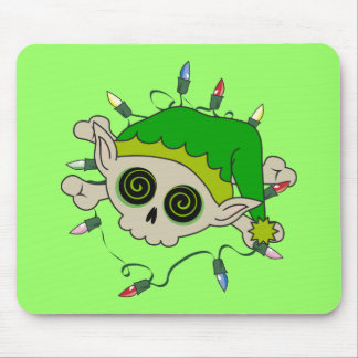 Elf Skull Mouse Pad