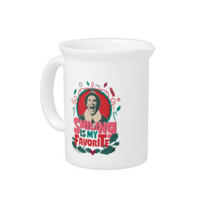 Elf - Smiling is My Favorite Beverage Pitcher
