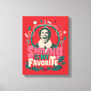 Elf - Smiling is My Favorite Canvas Print