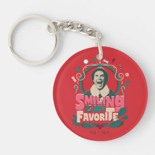 Elf - Smiling is My Favorite Keychain