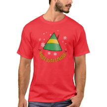 Elf Smiling Is My Favorite Men's Christmas T-Shirt