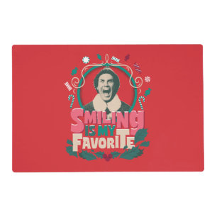Elf - Smiling is My Favorite Placemat