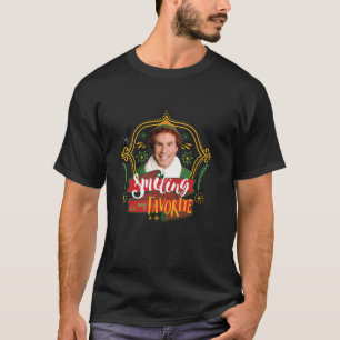 Elf Smiling Is My Favorite T-Shirt
