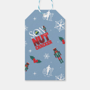 Elf "Son of a Nutcracker" Winter Pattern Gift Tags