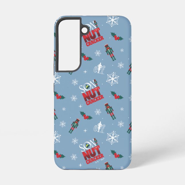 Elf "Son of a Nutcracker" Winter Pattern Samsung Galaxy Case (Back)