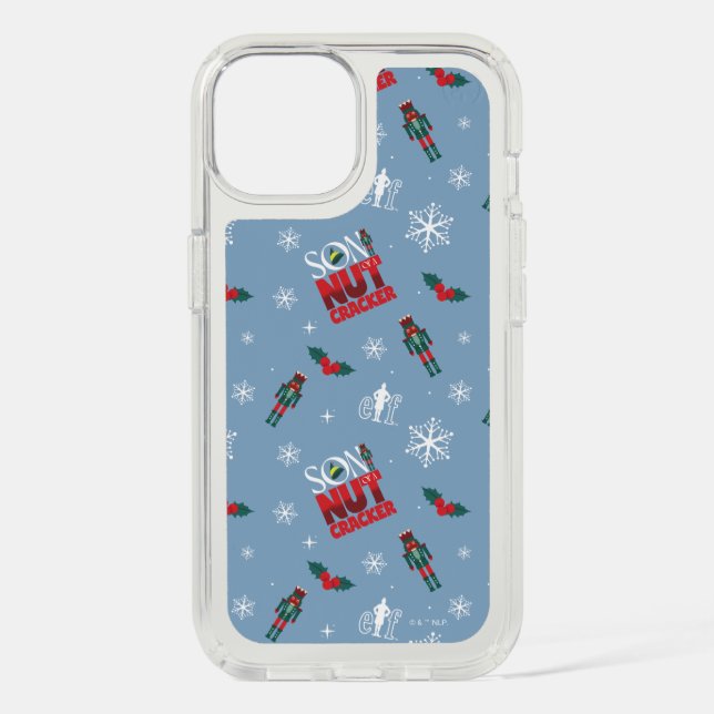 Elf "Son of a Nutcracker" Winter Pattern Speck iPhone Case (Front)