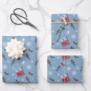 Elf "Son of a Nutcracker" Winter Pattern Wrapping Paper Sheets