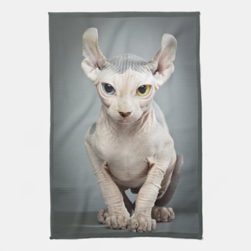 Elf Sphinx Cat Photograph Towel