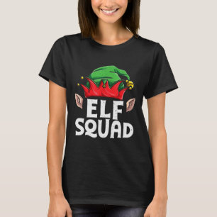 Elf Squad Christmas Funny Elves Family Matching Py T-Shirt
