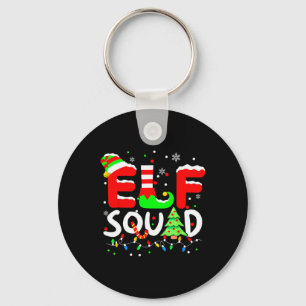 Elf Squad Christmas Matching Family Toddler Boy Gi Keychain
