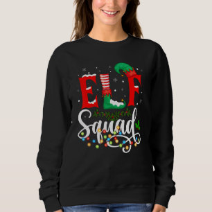 Elf Squad Christmas Matching Family Toddler Boy Gi Sweatshirt
