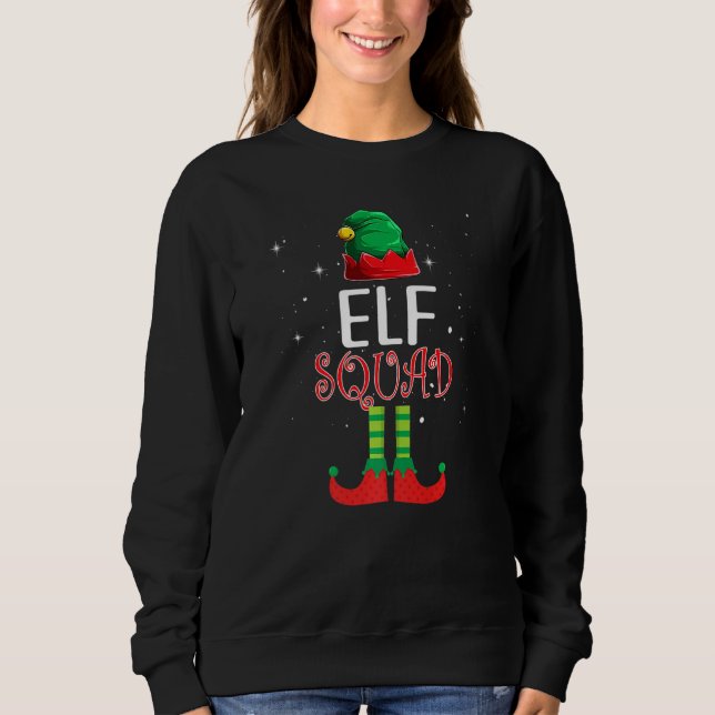 Elf Squad Christmas Matching Family Toddler Boy Gi Sweatshirt (Front)