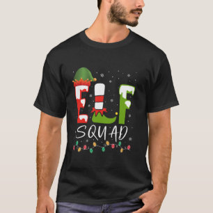 Elf Squad Christmas Pajamas Cousin Crew Reunion 20 T-Shirt