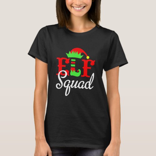 Elf Squad Family Christmas Pajama Matching Sets Xm T_Shirt