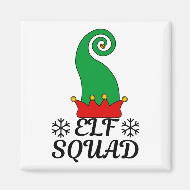 Elf Squad Magnet (Front)